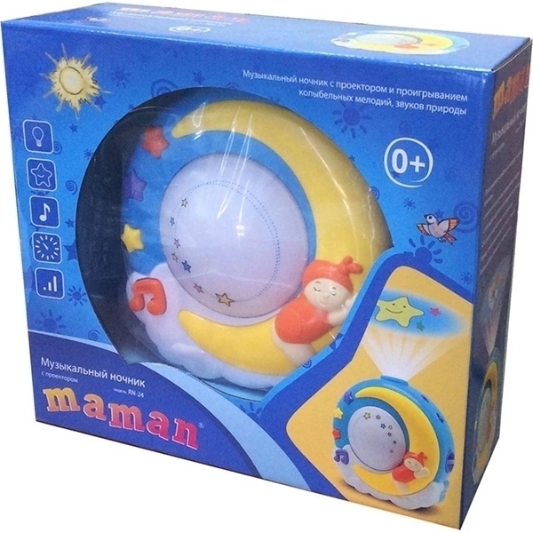 Музыкальный ночник-светильник Maman RN-24 — фото 3