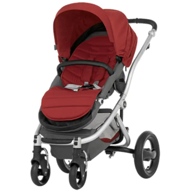 Детская прогулочная коляска Britax Affinity, серое шасси, Black Thunder — главный ракурс