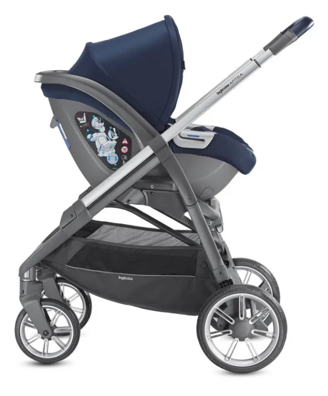 Детская коляска Inglesina Aptica System Duo 2 в 1 на шасси Aptica Graphite Blue Navy — фото 9