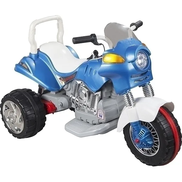 Электромотоцикл Pilsan Firtina 12V, 05-216, синий — главный ракурс