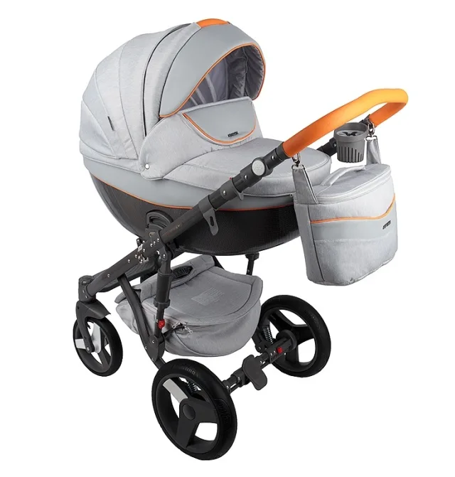 Детская коляска Adamex Monte Deluxe Carbon 2 в 1 — фото 49