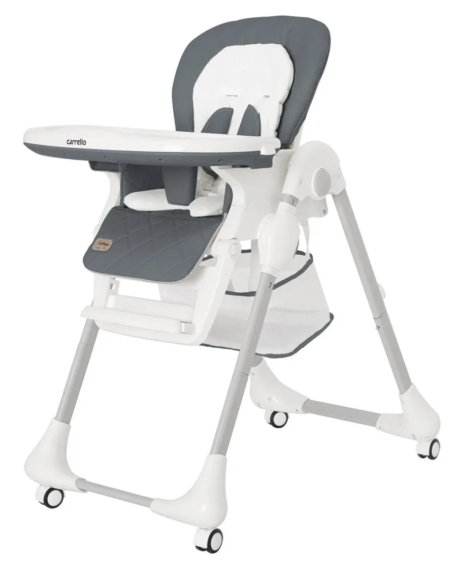 Детский стульчик для кормления Carrello Toffee CRL-9502/3, Cloud Grey — главный ракурс