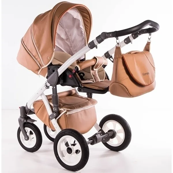 Детская коляска Street Racer Karona Eco 3 в 1, эко-кожа — фото 8