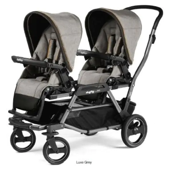 Детская прогулочная коляска для двойни Peg-Perego Duette Pop-Up Completo — главный ракурс