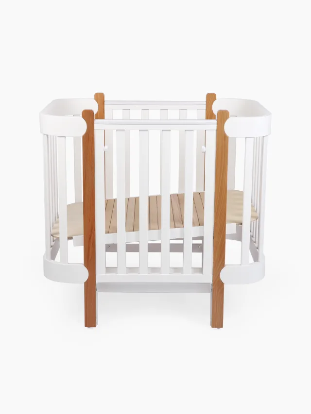 Приставная Кроватка трансформер Happy Baby MOMMY LUX с 0 до 7 лет — фото 5