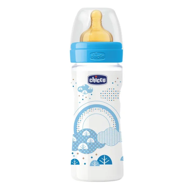Бутылочка Chicco Well-Being Boy / Girl Чико Велл-Биинг Бой / Герл 250 мл, 2 мес.+, лат. соска, перем. поток, РР — фото 10