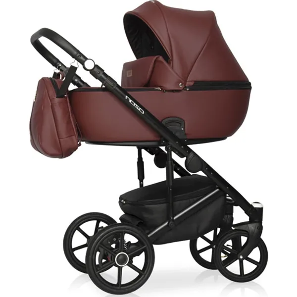 Детская коляска Riko Basic Ozon 3 в 1, 01 Графит - Синий — главный ракурс
