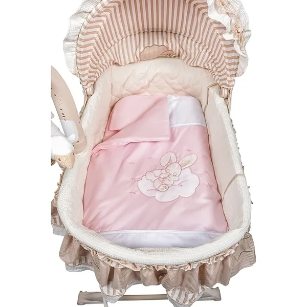 Набор постели в люльку Kids Fashion Sleeping Bunny, 6 предметов, Бежевый — главный ракурс