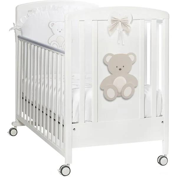 Детская кроватка Italbaby Peluche, ящик, крем — главный ракурс