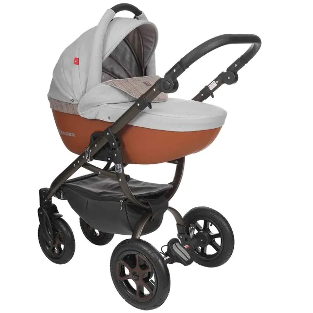 Детская коляска Tutek Grander Plus Eco 2 в 1, экокожа, Вариант 1 — главный ракурс