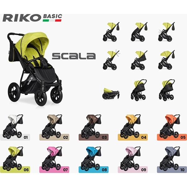 Прогулочная коляска Riko Basic Scala — фото 14