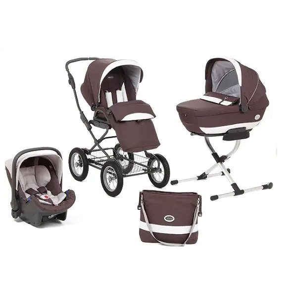 Детская коляска Inglesina Otutto Pram 3 в 1, шасси Ergo Bike, Betulla — главный ракурс