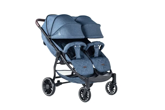 Детская прогулочная коляска для двойни Bubago Model Q Duo — фото 18