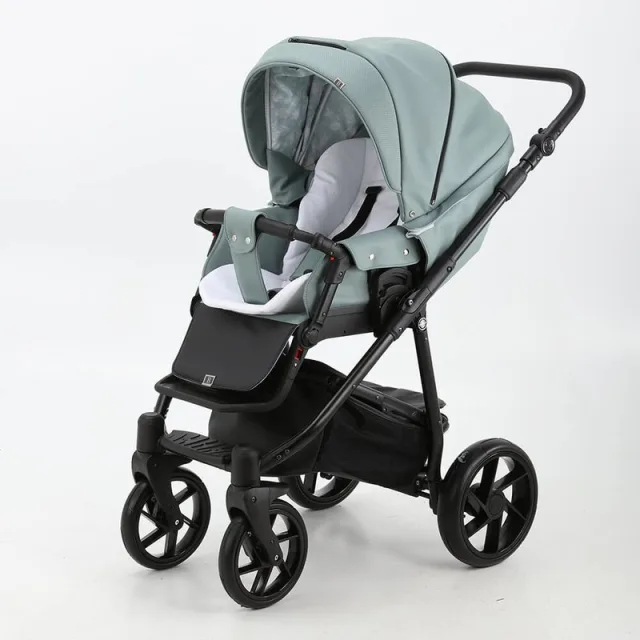 Детская коляска BeBe-Mobile Gusto Deluxe 3 в 1, эко-кожа — фото 4