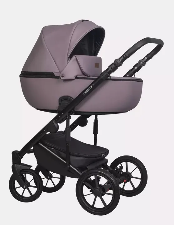 Детская коляска Riko Basic Ozon Pastel 2 в 1, 01 светло-розовый — главный ракурс