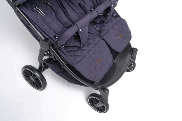 Детская прогулочная коляска для двойни Bubago Model Q Duo — фото 3
