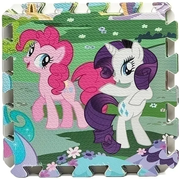 Коврик-пазл Играем Вместе Дисней My Little Pony, 8 сегментов, 31,5 х 31,5 см, арт. 183066/FS-MLP — фото 3