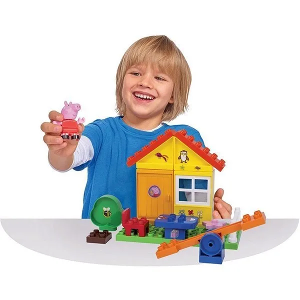 Конструктор Smoby Летний Домик Peppa Pig, 19 деталей, 1/12 арт. 57073 — фото 4