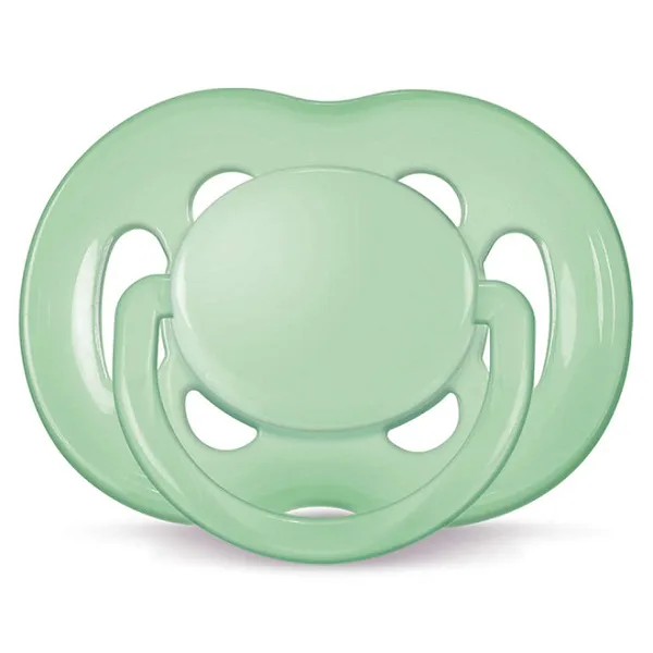 Пустышка Philips Avent  6-18 мес арт.86380, Голубой — главный ракурс
