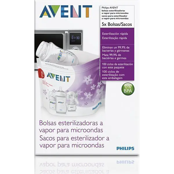 Пакеты для стерилизации в микроволновой печи Philips Avent SCF297/05 — фото 2