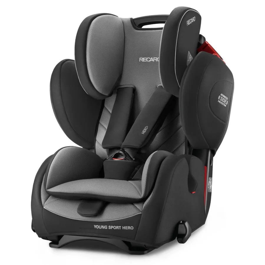 Автокресло Recaro Young Sport Hero, Black — главный ракурс