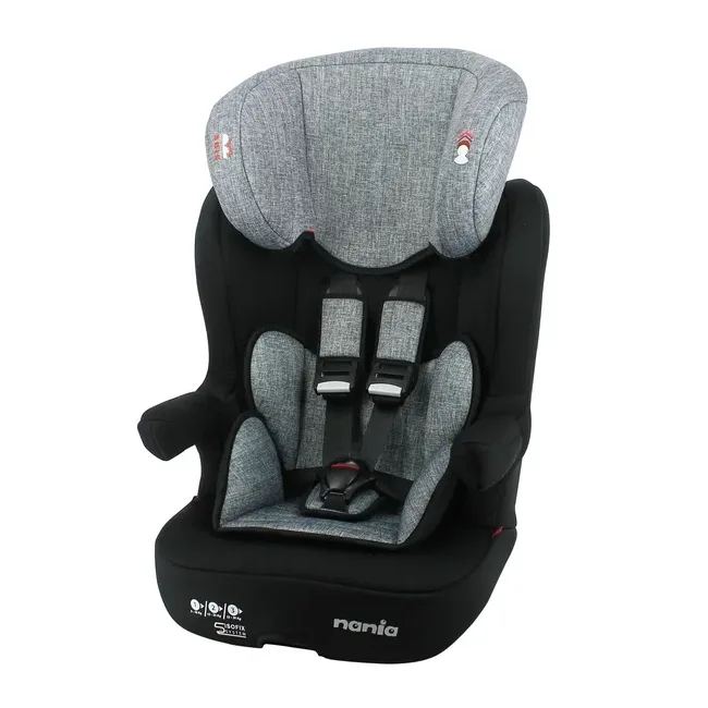 Детское автокресло Nania Imax Isofix, Tech Silver — главный ракурс