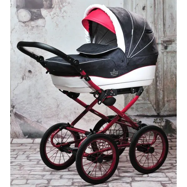 Детская коляска Esperanza Classic Crown 3 в 1 (100%  Эко-кожа) — главный ракурс