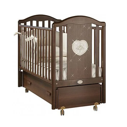 Детская кроватка Feretti Mon Amour Swing продольный маятник — фото 2