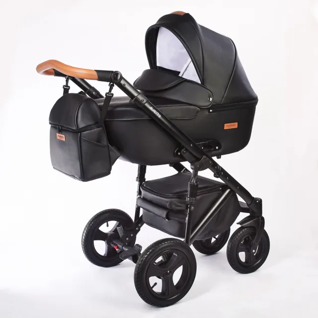 Детская коляска Nastella Martin 2 в 1, 100% эко-кожа — фото 1
