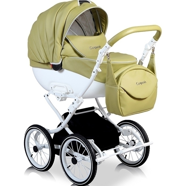 Детская коляска Street Racer Campania Eco 2 в 1, эко-кожа — фото 16