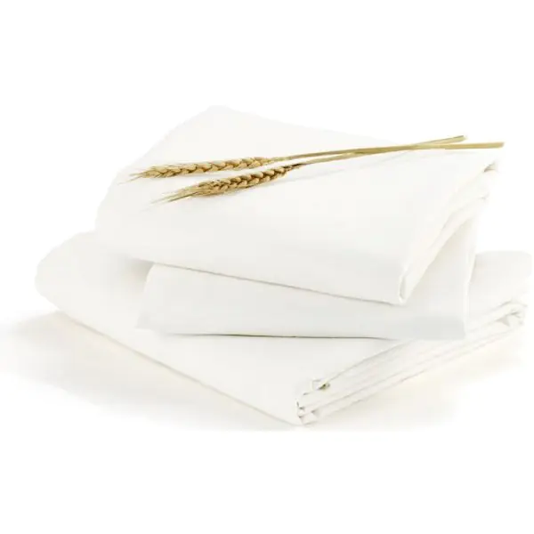 Комплект простыней Bloom Fitted Sheets, alma mini белый — главный ракурс