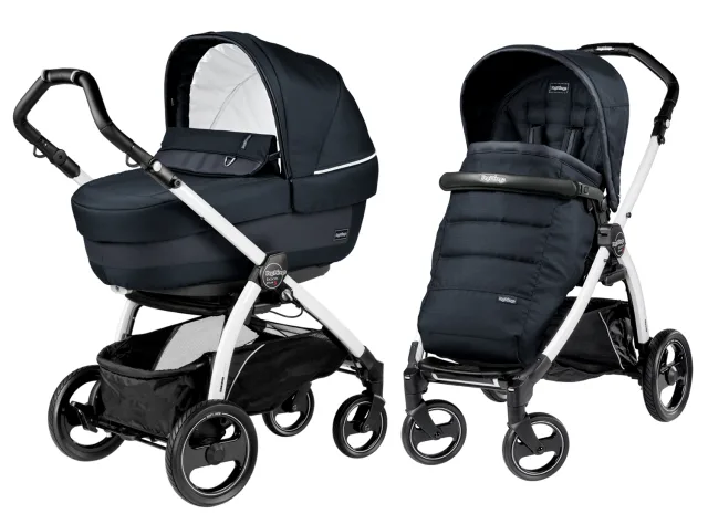 Детская коляска Peg-Perego Book Plus Completo 3 в 1, шасси White — фото 20