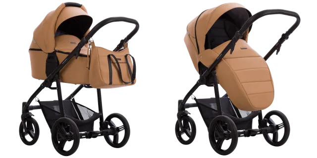 Детская коляска Bebetto Verturro Pro 2 в 1, 100% экокожа — фото 7