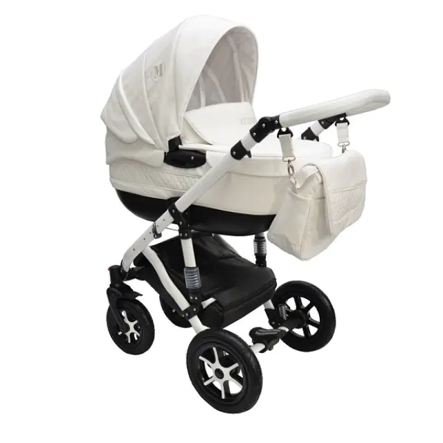 Детская коляска Tutic Maseratti New 3 в 1, экокожа — главный ракурс