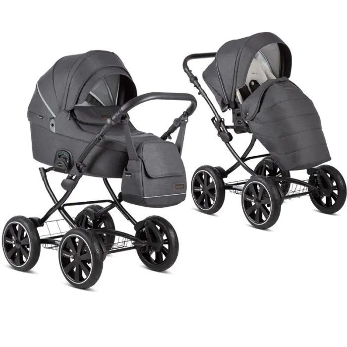 Детская коляска Noordi Fjordi Classic 2 в 1, Dark Grey 813/1 — главный ракурс