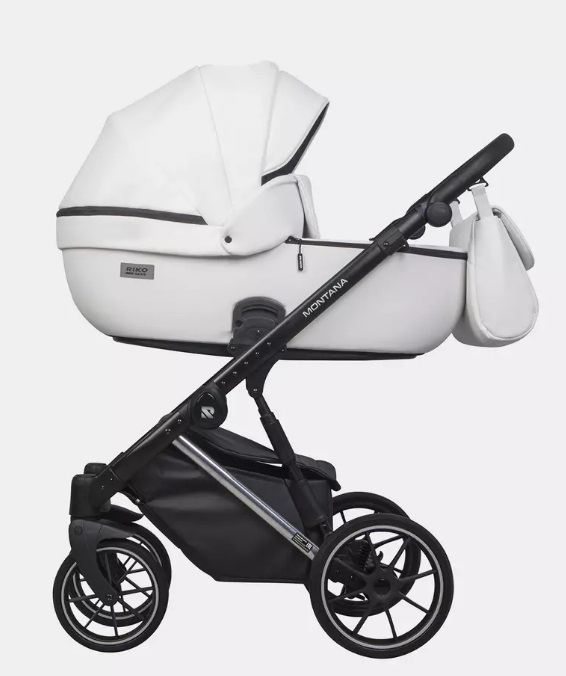 Детская коляска Riko Basic Montana Premium Silver 2 в 1 — фото 2