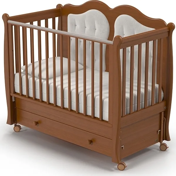 Детская кроватка Nuovita Affetto swing, продольный маятник — фото 3