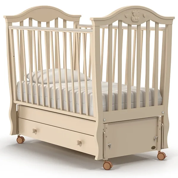 Детская кроватка Nuovita Sorriso swing, продольный маятник — фото 4