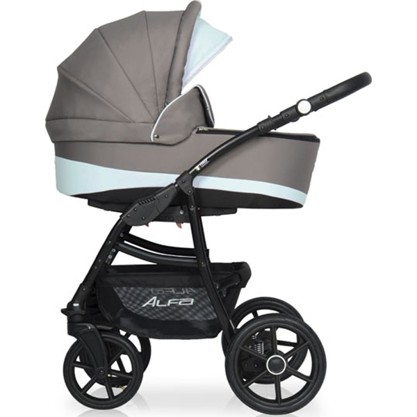 Детская коляска Riko Basic Alfa Ecco 2 в 1, эко-кожа — фото 21