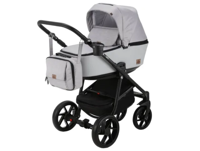 Детская коляска BeBe-Mobile Gusto 3 в 1, ткань+экокожа — фото 20