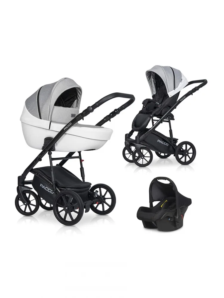 Детская коляска Riko Basic Pacco 3 в 1, Вариант 1 — главный ракурс