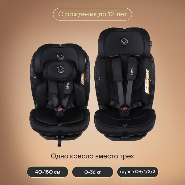 Детское автокресло Kidzi Spin 360 i-Size — фото 2