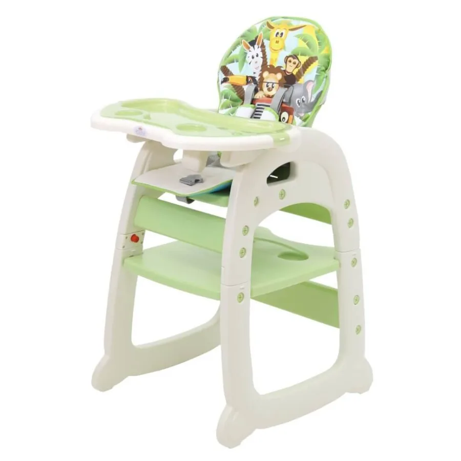 Стульчик для кормления Polini Kids 460, Зеленый — главный ракурс
