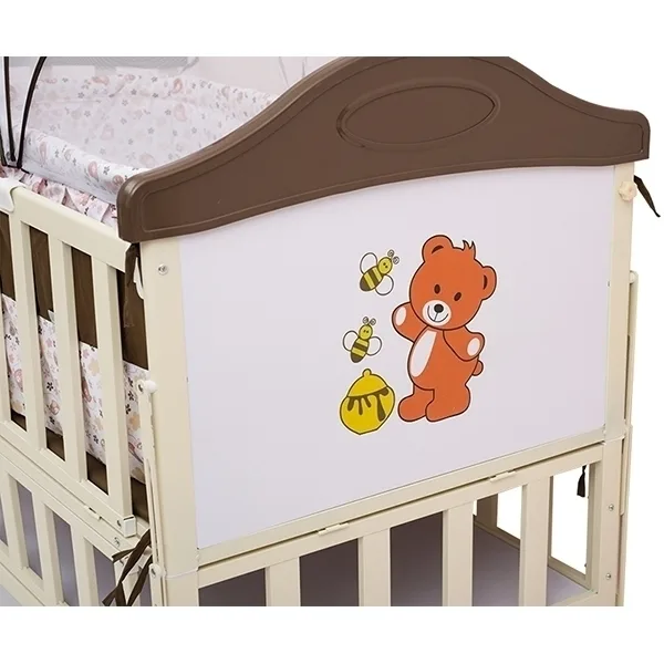 Детская кроватка BabyHit Sleepy Compact с люлькой для новорожденного — фото 3