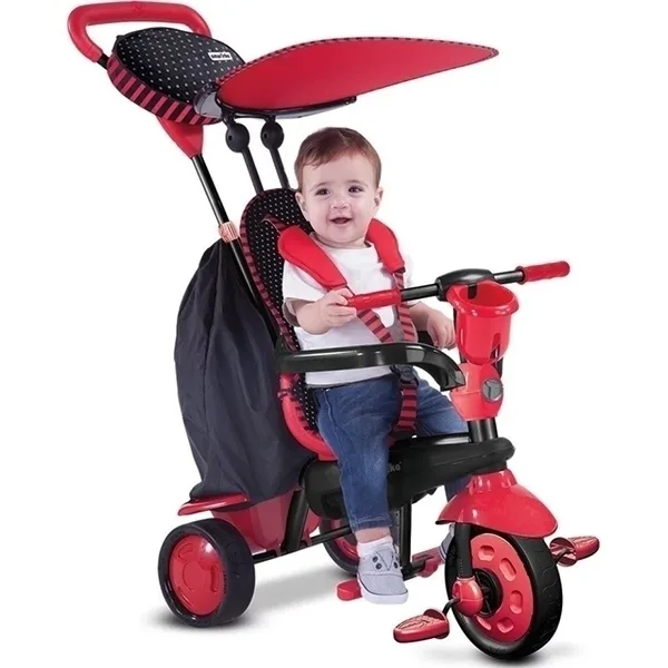 Трехколесный велосипед Smart Trike Spark, Red Красный — главный ракурс