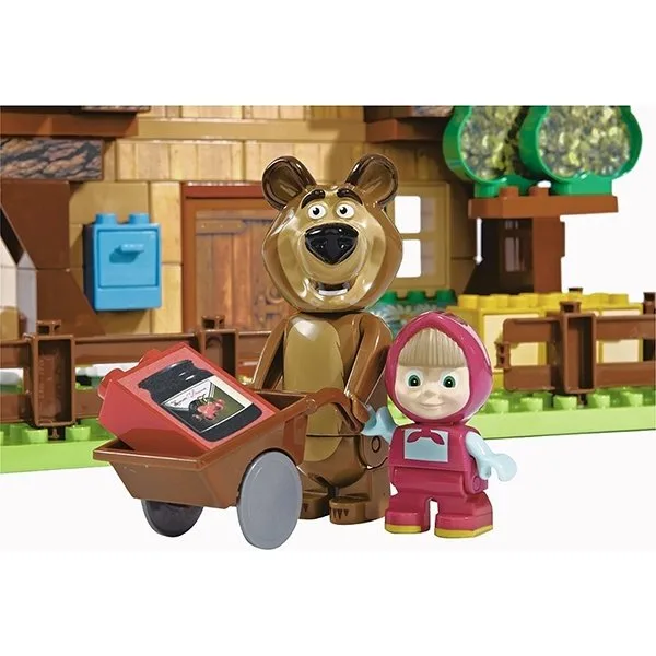 Конструктор Smoby Маша и Медведь, Дом Мишки, 163 деталей, 3/3 арт. 800057098 — фото 2