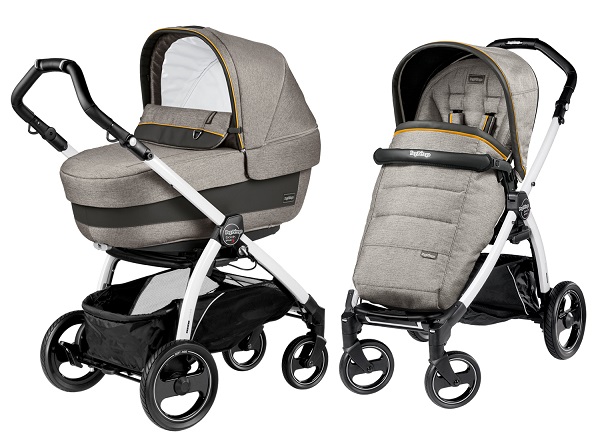 Детская коляска Peg-Perego Book Plus Completo 3 в 1, шасси White — фото 18