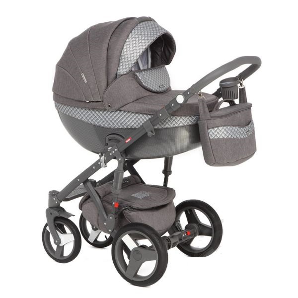 Детская коляска Adamex Monte Deluxe Carbon 2 в 1 — фото 20