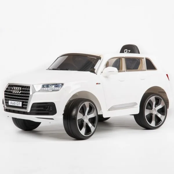 Электромобиль Barty Audi Q7 Quattro Lux, Белый, глянцевый — главный ракурс