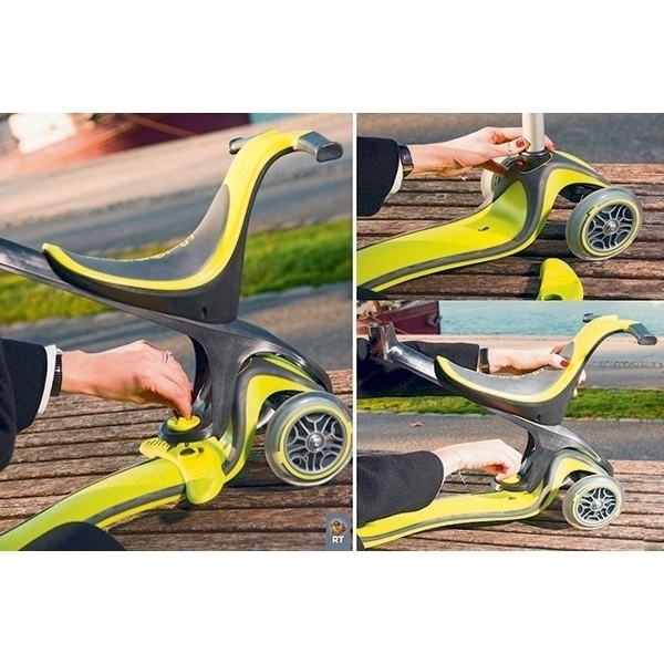 Трехколесный самокат Globber EVO 5 в 1 со светящимися колесами — фото 25